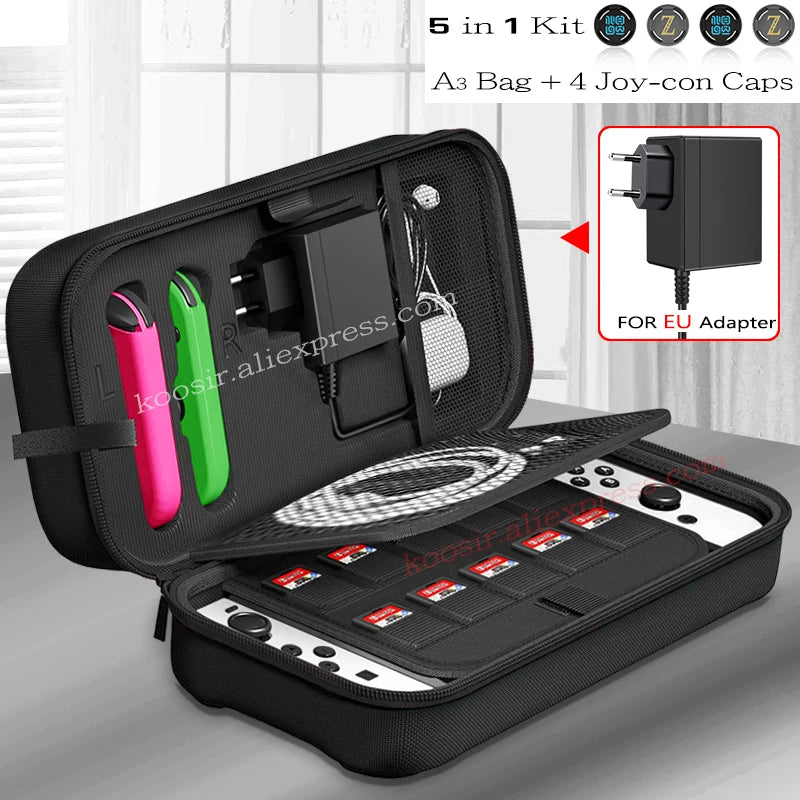 ¿Buscas una forma segura y práctica de transportar tu Nintendo Switch, Switch OLED o Switch Lite? ¡Nuestra Bolsa de Almacenamiento Grande es la solución perfecta! Diseñada para ofrecer máxima protección, comodidad y facilidad de transporte