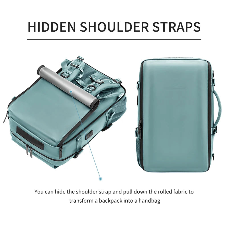 Lleva todo lo que necesites de forma segura y organizada con esta mochila resistente al agua diseñada para viajeros y ventureros.
