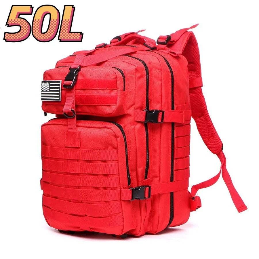 Prepárate para Cualquier Aventura con esta Mochila Táctica de 50 L