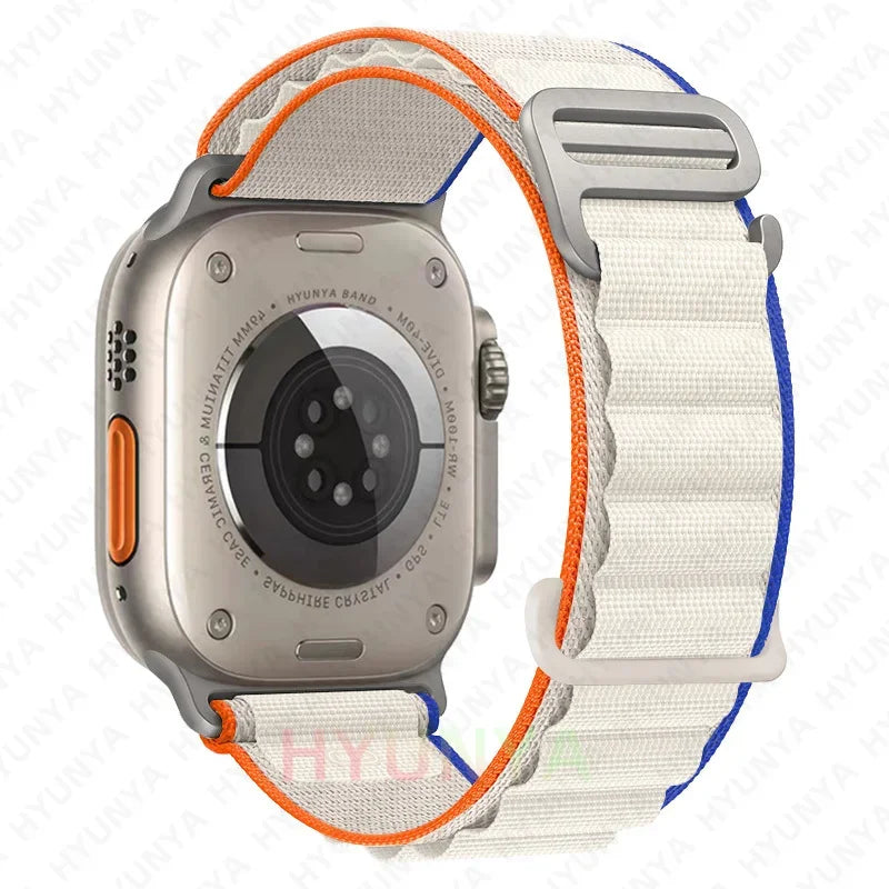 Comodidad, resistencia y estilo para tu Apple Watch con la correa Alpine deportiva.