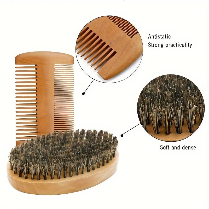 Este completo Kit de Crecimiento de Barba es el regalo perfecto para los hombres que buscan mantener una barba saludable, bien cuidada y con un crecimiento óptimo. Con productos naturales, eficaces y herramientas de alta calidad