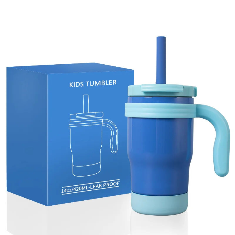 ¡La botella termo ideal para que tus pequeños se mantengan hidratados en todo momento! Esta botella termo para niños de 420ML está diseñada para mantener las bebidas a la temperatura perfecta durante horas, y lo mejor de todo, sin fugas ni derrames