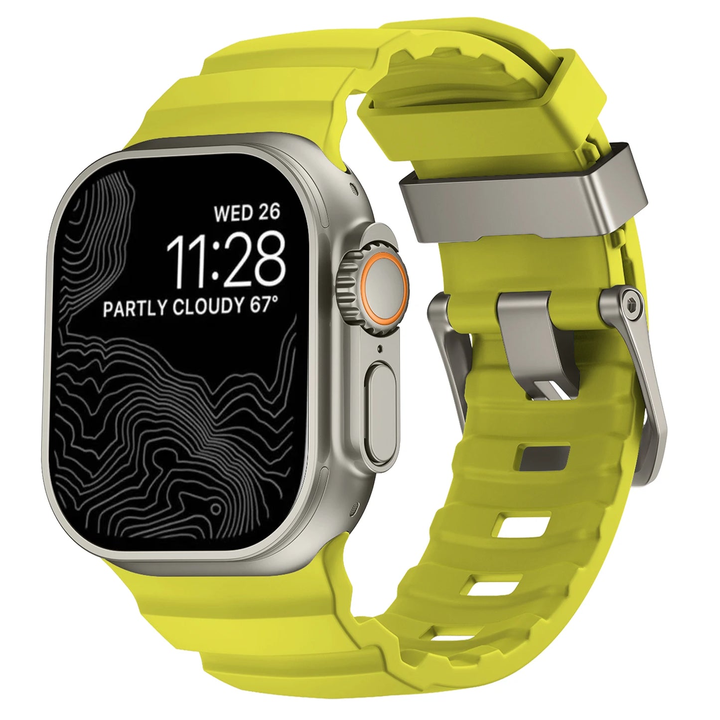 ¿Buscas Una Correa resistente, cómoda, con un diseño robusto y deportivo para tu Apple Watch?