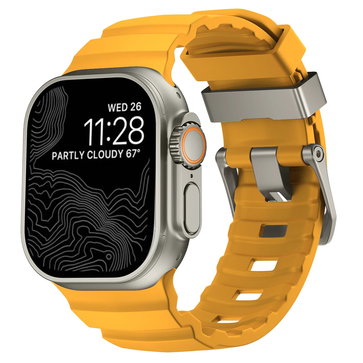 ¿Buscas Una Correa resistente, cómoda, con un diseño robusto y deportivo para tu Apple Watch?
