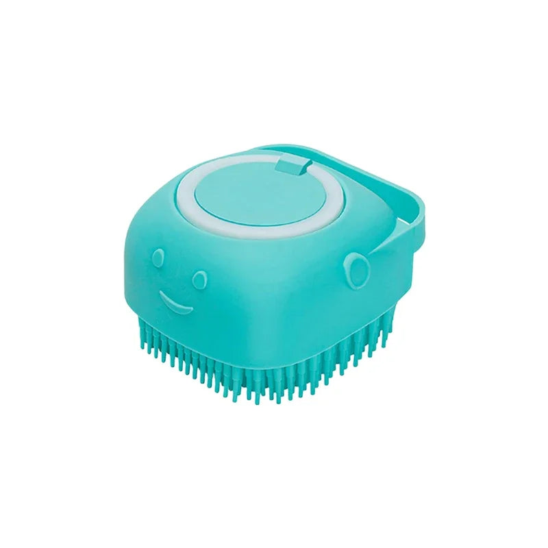 Haz del baño un Momento agradable para tu Mascota con este Cepillo de Silicona.