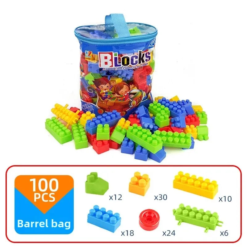 ¡Despierta la creatividad y el aprendizaje del pequeño con este set de bloques de construcción!