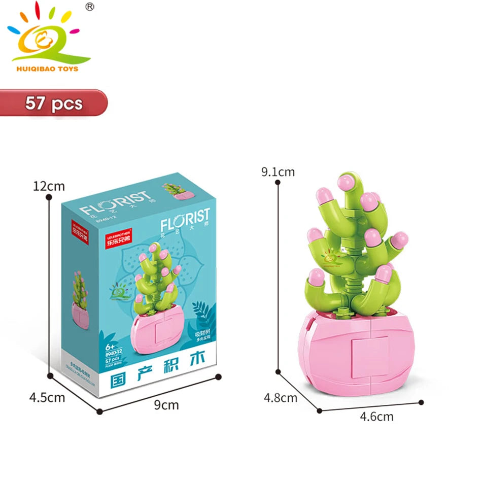 Crea belleza con tus manos: suculenta decorativa de bloques DIY
