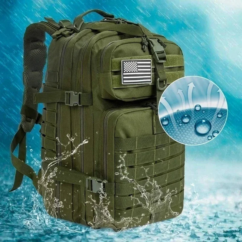 Prepárate para Cualquier Aventura con esta Mochila Táctica de 50 L