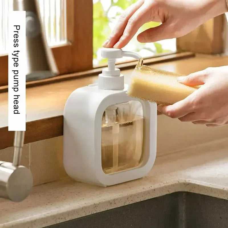 Estilo y Comodidad en tu Cocina o Baño con este dispensador de jabón recargable.