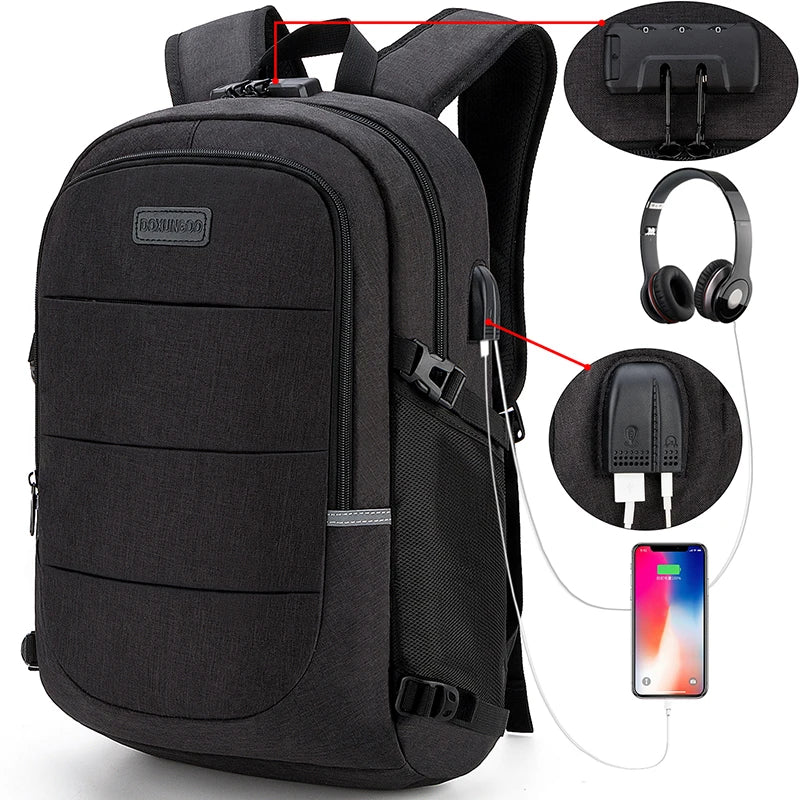 ¿Buscas una mochila anti robo con estilo y protección para tus dispositivos?
