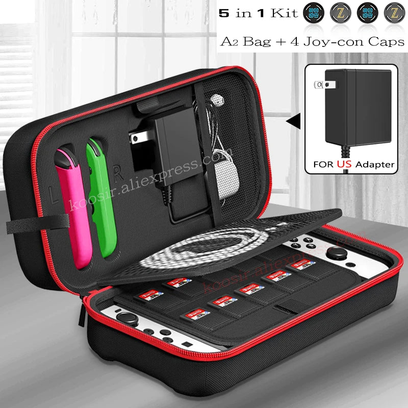 ¿Buscas una forma segura y práctica de transportar tu Nintendo Switch, Switch OLED o Switch Lite? ¡Nuestra Bolsa de Almacenamiento Grande es la solución perfecta! Diseñada para ofrecer máxima protección, comodidad y facilidad de transporte
