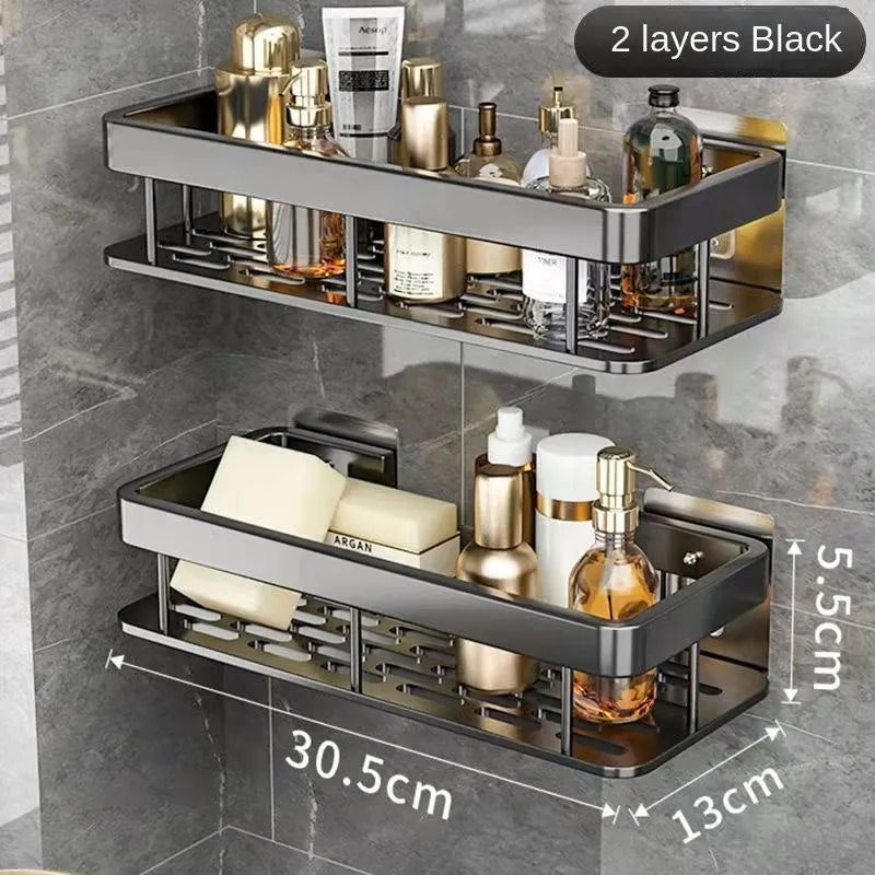 Maximiza el Espacio de tu Baño con este Elegante Estante Flotante!