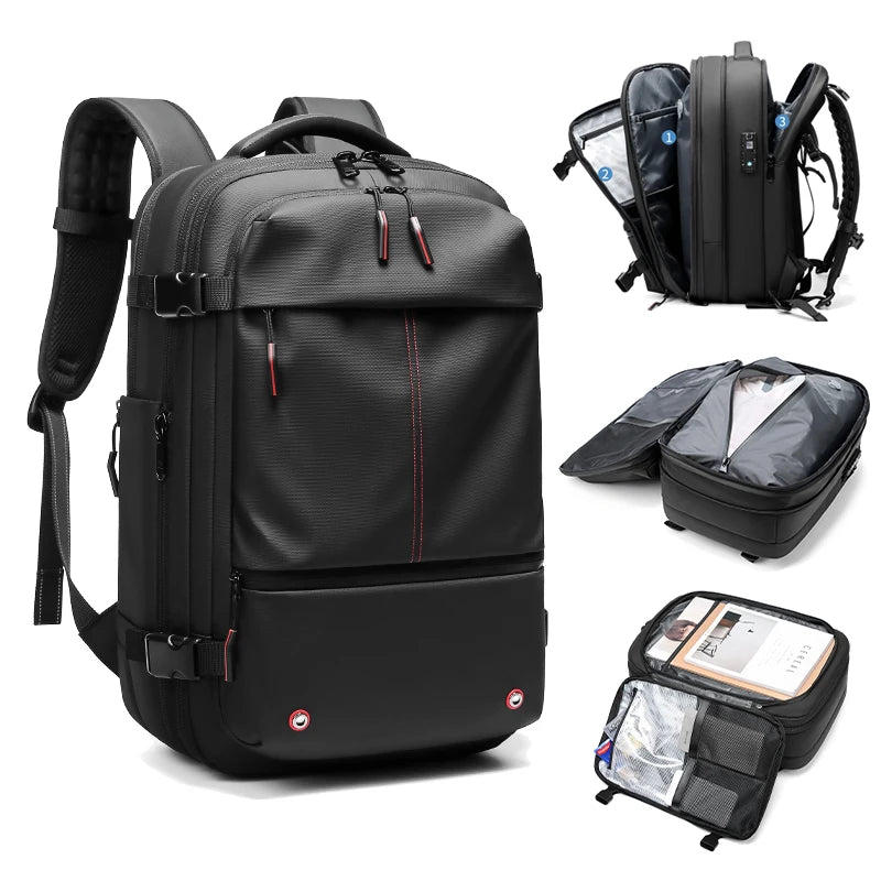 Maximiza el espacio y viaja sin preocupaciones con esta mochila de compresión al vacío!