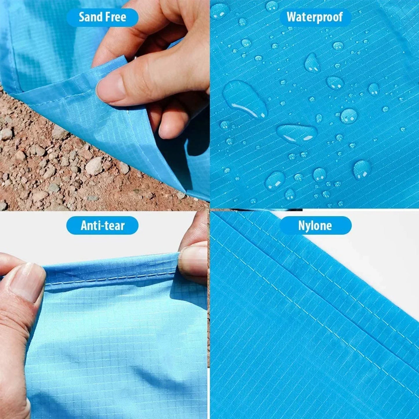 Disfruta del aire libre sin preocupaciones con nuestra Esterilla de Playa Extra Grande! Diseñada para ser tu compañera perfecta en la playa, el parque, o en tu próxima aventura de camping