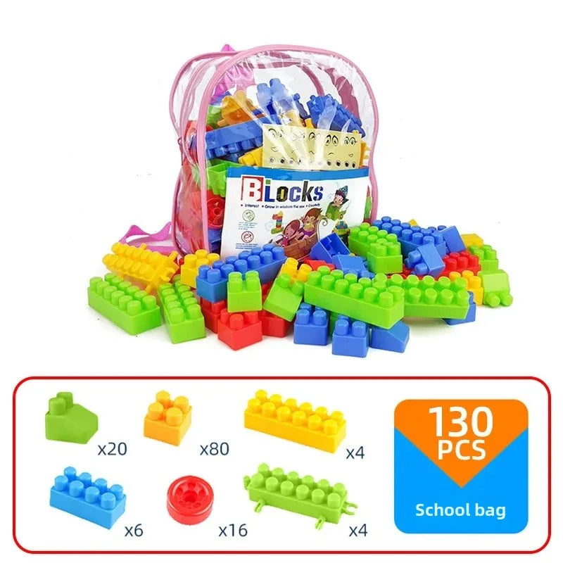 ¡Despierta la creatividad y el aprendizaje del pequeño con este set de bloques de construcción!