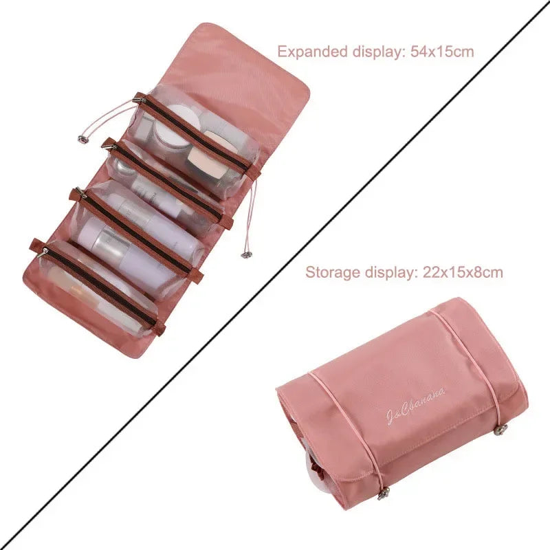 Mantén tus cosméticos organizados y al alcance de tu mano con esta bolsa de cosméticos de gran capacidad, ideal para viajes y uso diario. Su diseño elegante y funcional combina estilo y practicidad, perfecta para quienes buscan comodidad