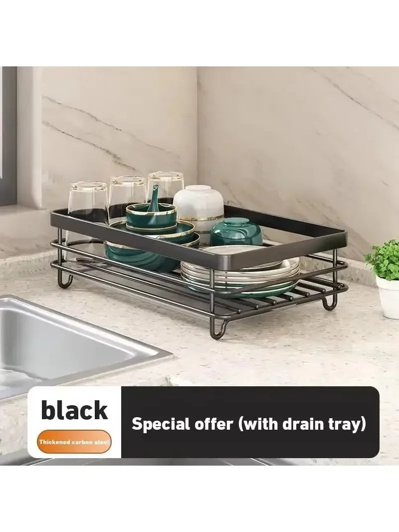 ¿Cansado de tener platos, utensilios y tazas desordenados por toda la encimera? ¡Este escurridor de platos de 2 niveles es la solución perfecta para mantener tu cocina limpia, ordenada y funcional!