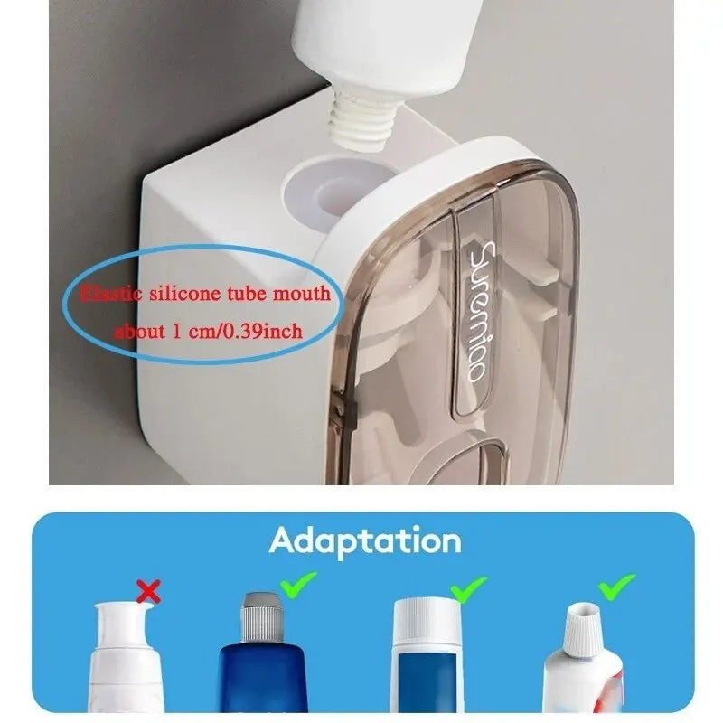 Higiene, comodidad y ahorro en tu baño con este dispensador automático de pasta dental!