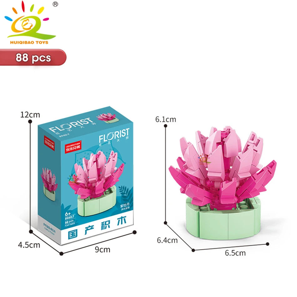 Crea belleza con tus manos: suculenta decorativa de bloques DIY