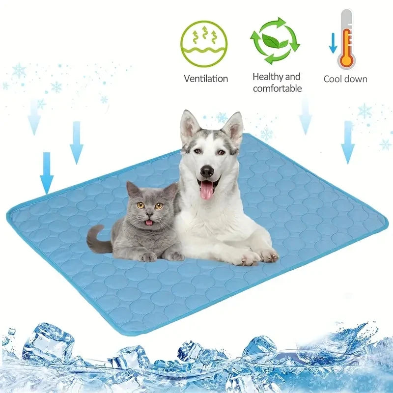 Alfombra Refrescante para Perros y Gatos! Mantén a tu mascota Fresca en tiempos de Calor.