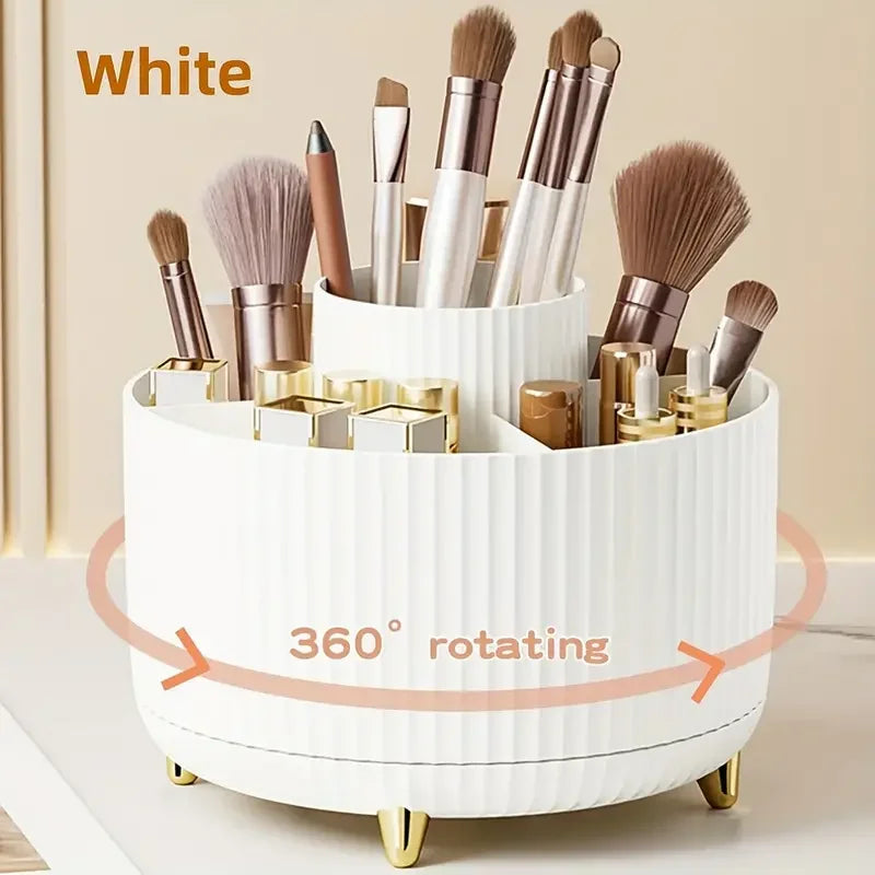 Orden, Estilo y Acceso Rápido a tu Maquillaje con este organizador Giratorio.