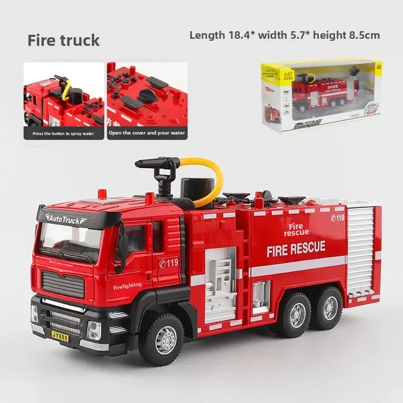 Coche de Bomberos/Grúa! Aventura de rescate en casa.