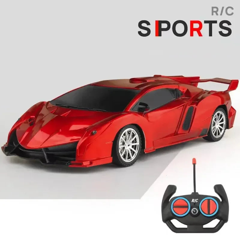 ¡El regalo perfecto para los pequeños amantes de la velocidad y la adrenalina! Presentamos el Coche de Deriva RC de alta velocidad, diseñado para ofrecer una experiencia de carreras realista y emocionante. Ideal para niños y niñas