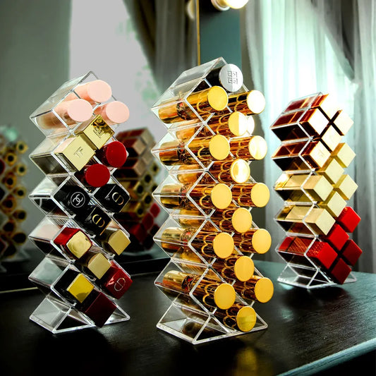 Organiza tu Maquillaje con Estilo con este Acrílico para Labiales.