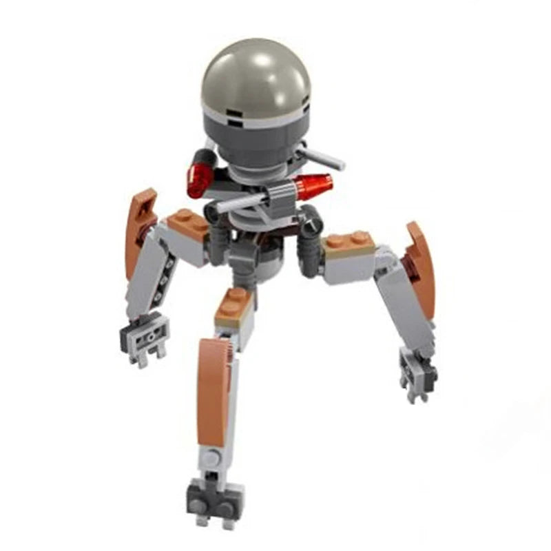 Set de bloques de construcción diseñado para los verdaderos fanáticos de Star Wars, ofreciéndote una experiencia de juego dinámica con mini figuras de acción y vehículos icónicos