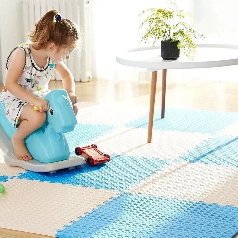 ¡Crea un espacio Seguro y Cómodo para tu Bebé con esta Alfombra de Rompecabezas!