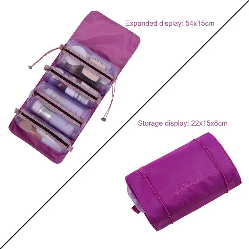 Mantén tus cosméticos organizados y al alcance de tu mano con esta bolsa de cosméticos de gran capacidad, ideal para viajes y uso diario. Su diseño elegante y funcional combina estilo y practicidad, perfecta para quienes buscan comodidad
