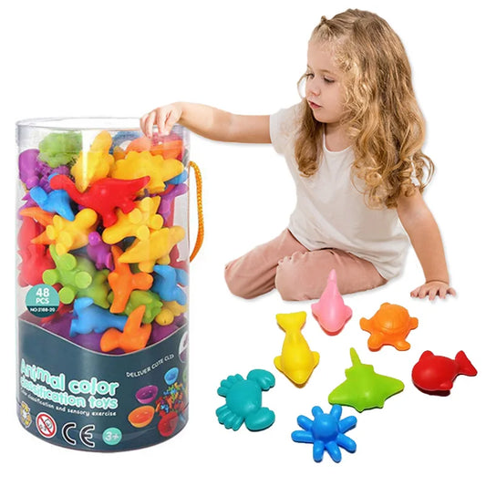 Este juego Montessori educativo es ideal para estimular el desarrollo cognitivo y motor de los niños, ¡todo mientras se divierten! Diseñado especialmente para niños entre 0-6 años