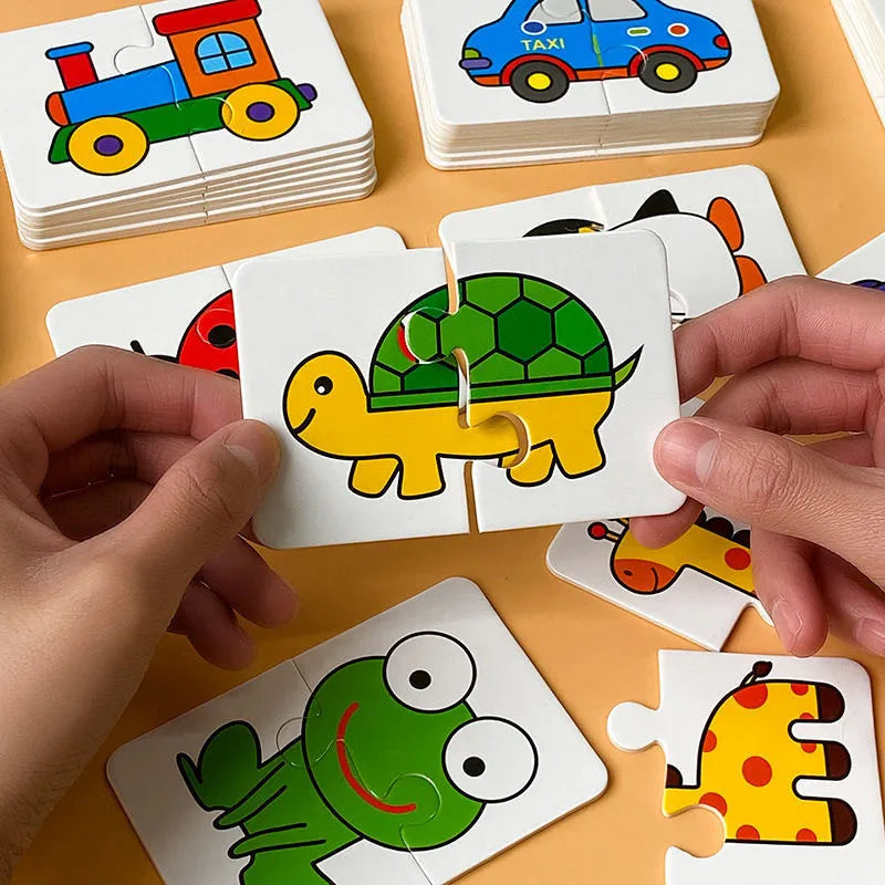 ¿Quieres que tu hijo aprenda mientras se divierte? 32 tarjetas Montessori para esimular la creatividad y memoria.