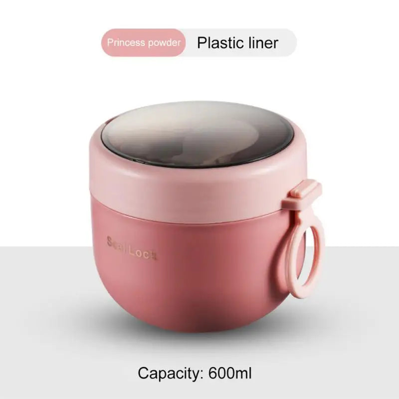 ¿Te gustaría disfrutar de tu comida caliente o fría en cualquier lugar? Este frasco térmico de acero inoxidable es la solución.