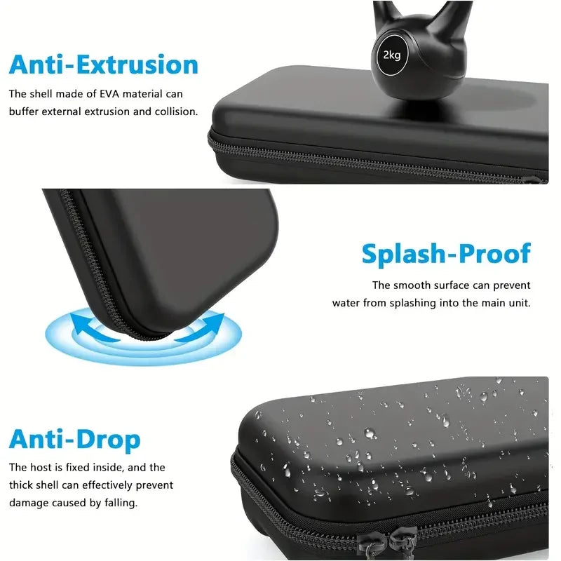 ¿Viajas con tu Nintendo Switch o Nintendo Switch OLED? ¡Hazlo con confianza y seguridad con nuestro Estuche de Transporte Duro y Portátil! Diseñado específicamente para ofrecer la mejor protección mientras mantienes todo organizado