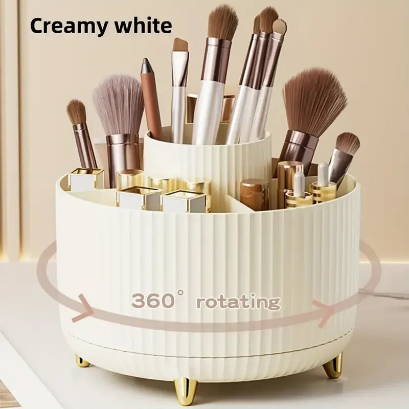 Orden, Estilo y Acceso Rápido a tu Maquillaje con este organizador Giratorio.