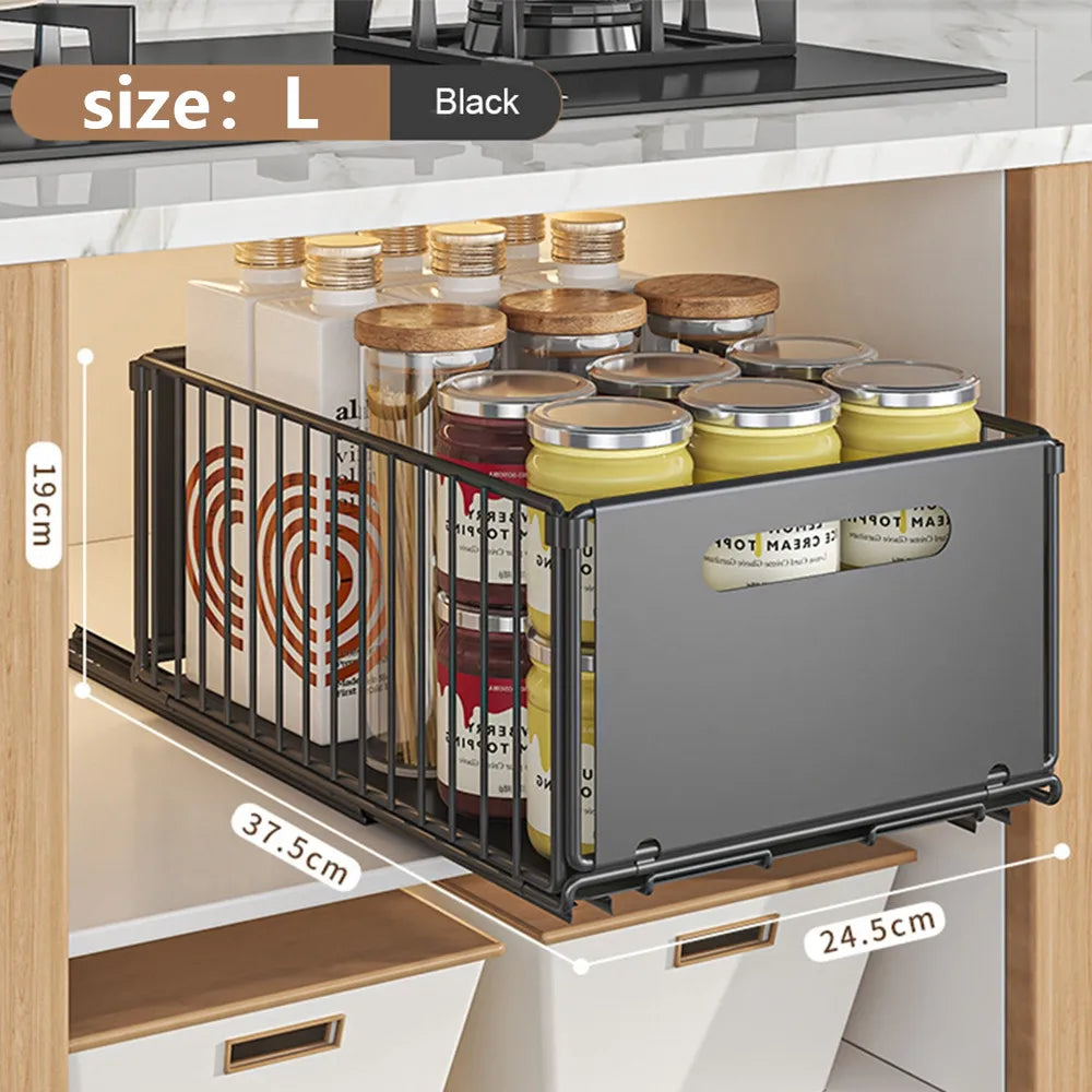 ¡Transforma tu cocina y otros espacios con el Organizador Extraíble JYPS! Diseñado para hacer tu vida más fácil, este estante de almacenamiento de alta calidad es la solución perfecta para mantener todo en su lugar y al alcance de la mano