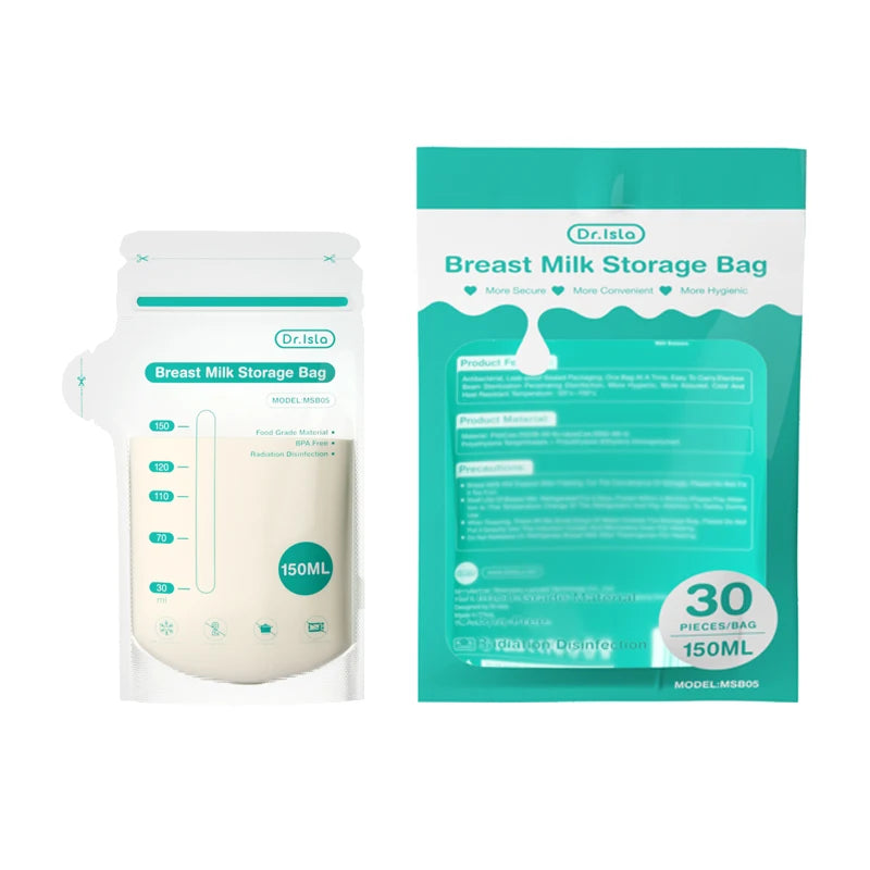 Conserva la leche materna de forma segura y sin complicaciones! Prácticas y libres de BPA (150 ml)