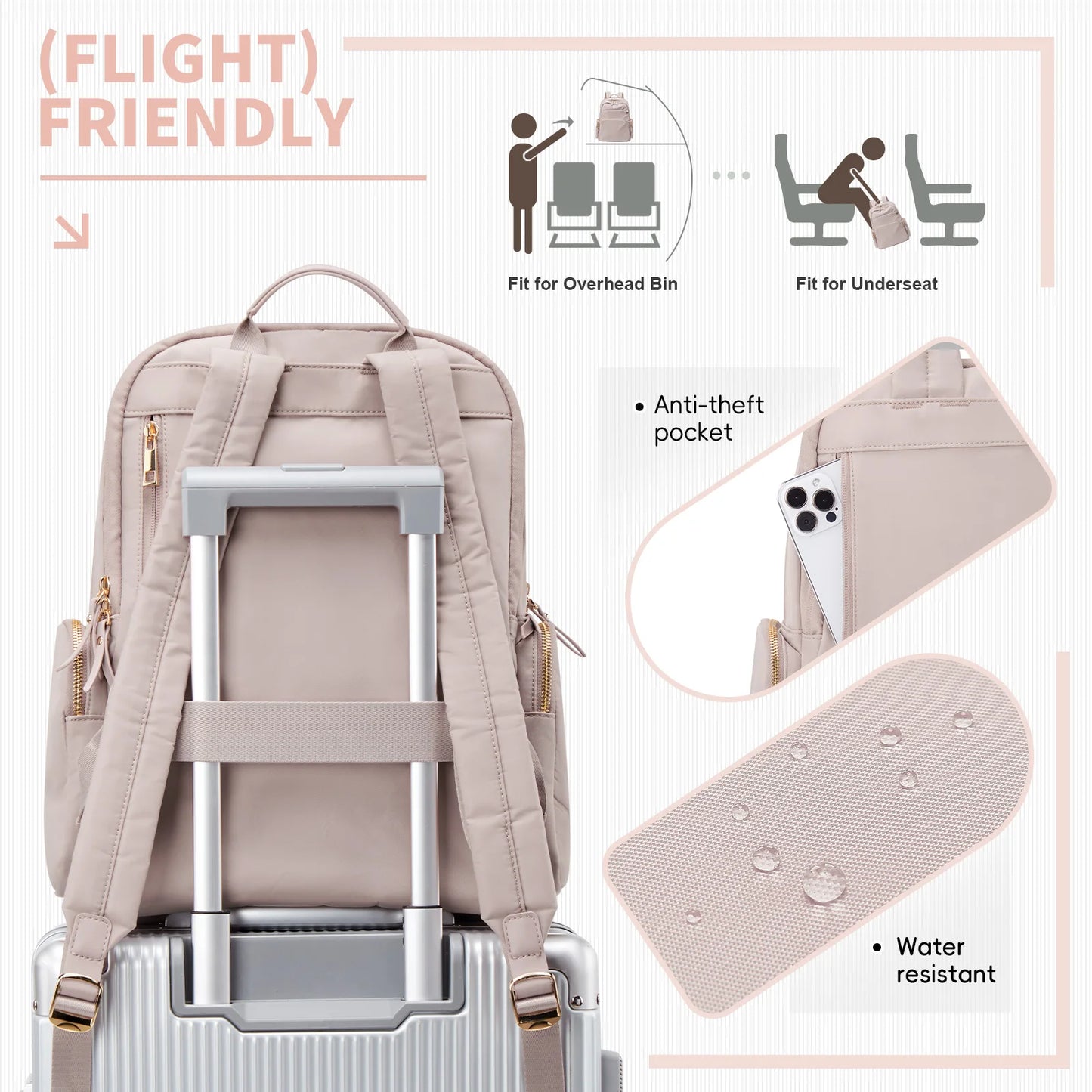 ¿Buscas una mochila elegante, funcional y resistente para acompañarte en tu día a día?