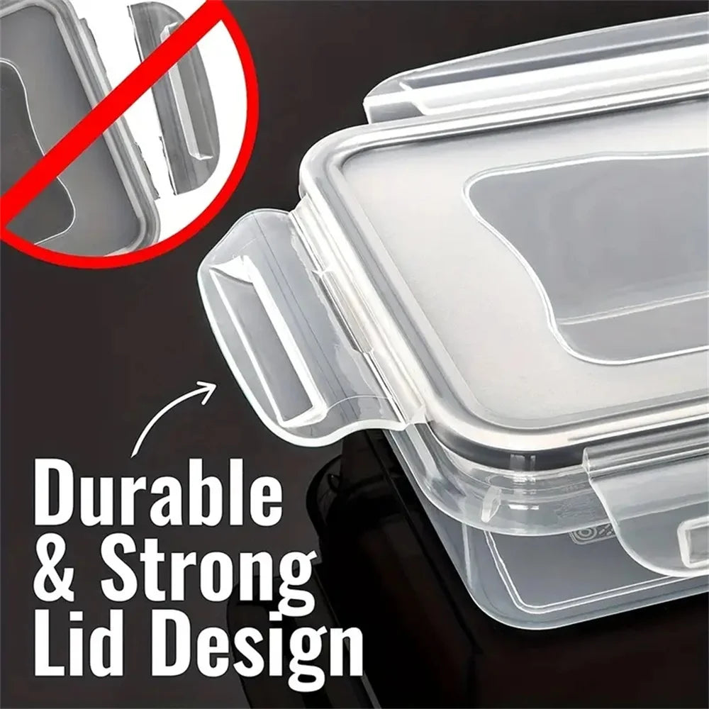 Organiza tu cocina de manera eficiente y segura con este set de 12 contenedores de alta calidad de la marca FDFD. Diseñados para conservar la frescura de tus alimentos  sin BPA