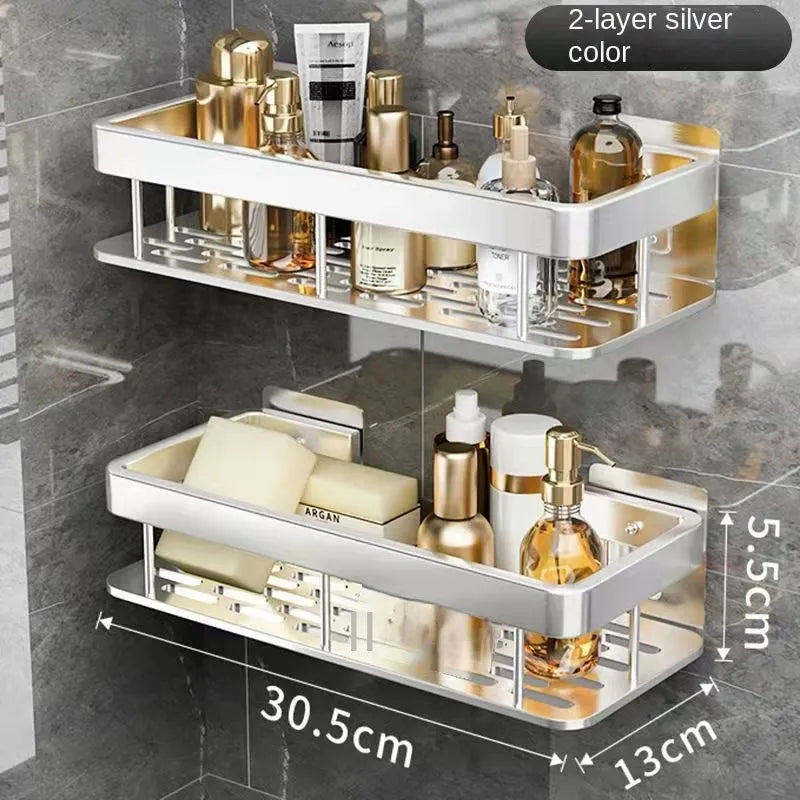 Maximiza el Espacio de tu Baño con este Elegante Estante Flotante!