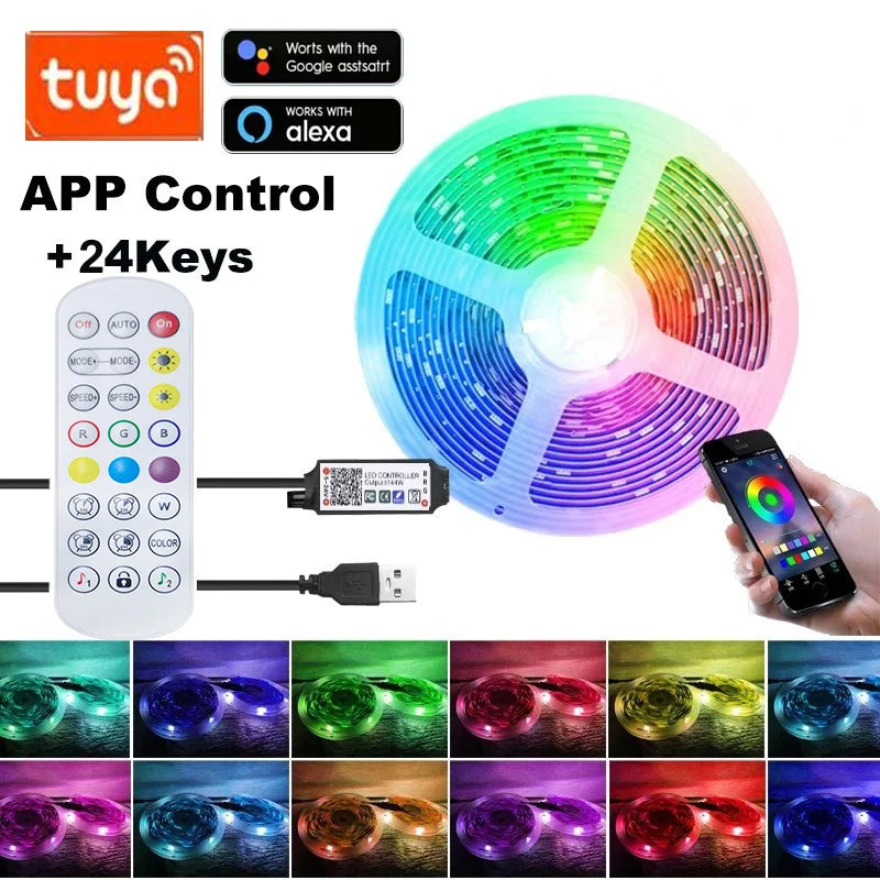 ¿Estás buscando una forma fácil y económica de transformar el ambiente de tu hogar, oficina o sala de juegos? Las Tiras de Luz LED RGB 5050 son la solución perfecta para agregar un toque de color y energía a cualquier habitación