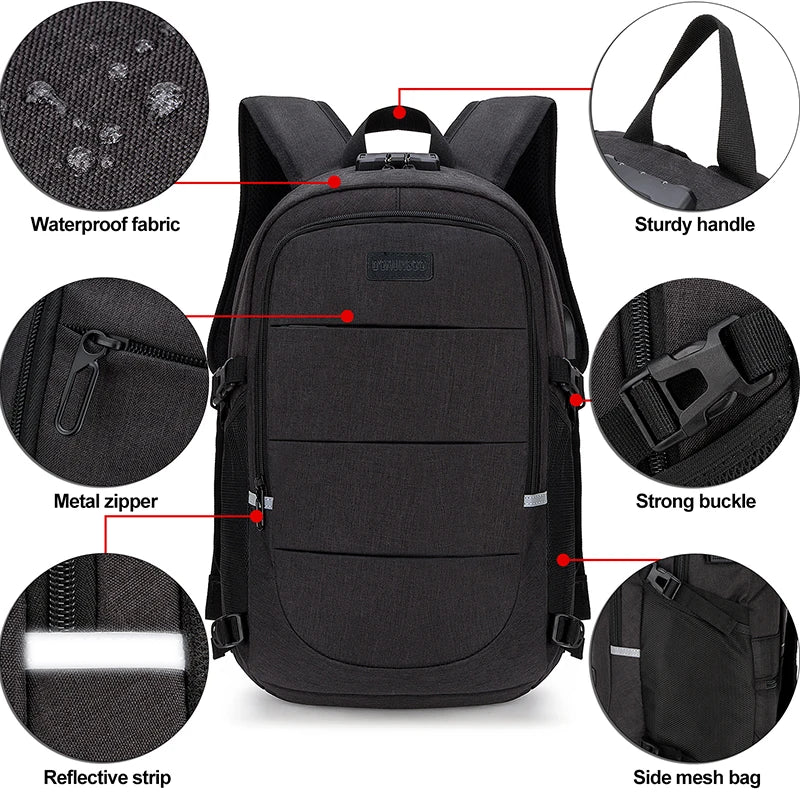 ¿Buscas una mochila anti robo con estilo y protección para tus dispositivos?