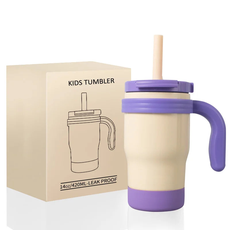 ¡La botella termo ideal para que tus pequeños se mantengan hidratados en todo momento! Esta botella termo para niños de 420ML está diseñada para mantener las bebidas a la temperatura perfecta durante horas, y lo mejor de todo, sin fugas ni derrames