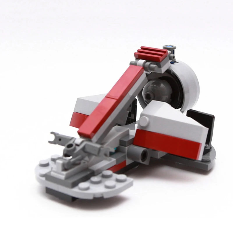 Set de bloques de construcción diseñado para los verdaderos fanáticos de Star Wars, ofreciéndote una experiencia de juego dinámica con mini figuras de acción y vehículos icónicos