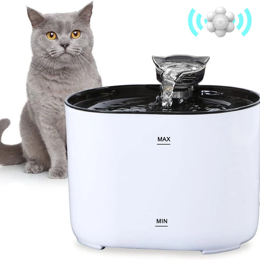 ¿Quieres que tu gato esté siempre hidratado  y saludable? Fuente de agua automática para Gatos