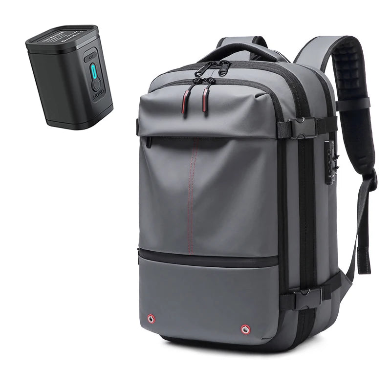 Maximiza el espacio y viaja sin preocupaciones con esta mochila de compresión al vacío!