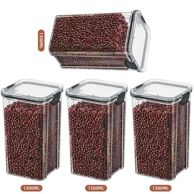 Organiza tu despensa como un chef con este set de contenedores herméticos para cocina. Paquete de 7 contenedores