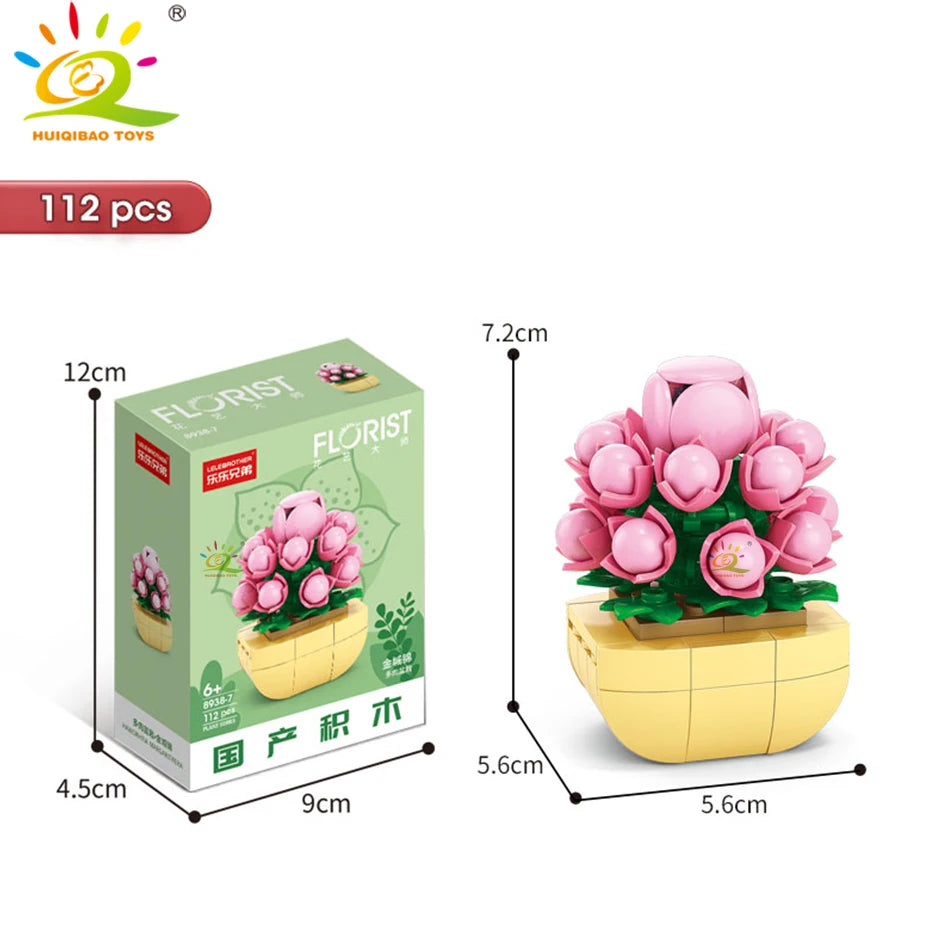Crea belleza con tus manos: suculenta decorativa de bloques DIY