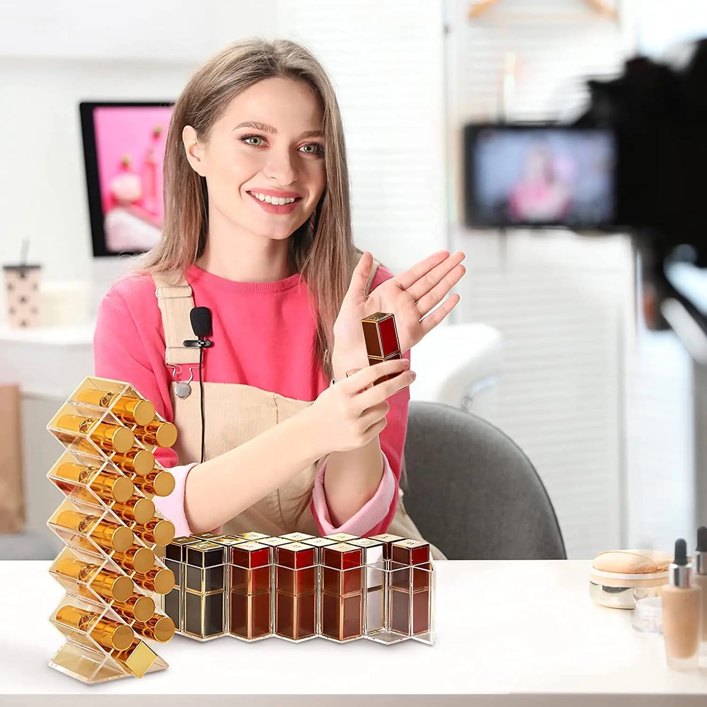 Organiza tu Maquillaje con Estilo con este Acrílico para Labiales.